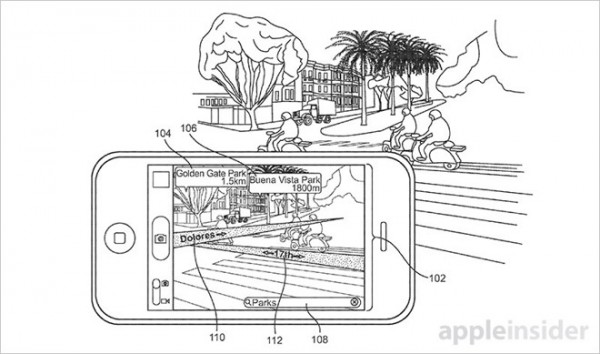 苹果获得iPhone增强现实映射系统专利